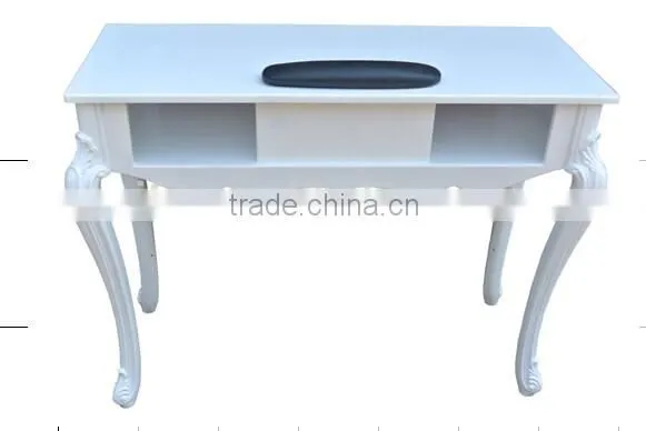 Nail Salon White Manicure Table for Sale photo-4