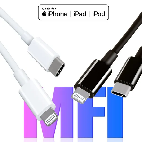 18w pd Fast Charger Type c to Lightning Cable Fast Charging Mfi Cable for Iphone photo-3