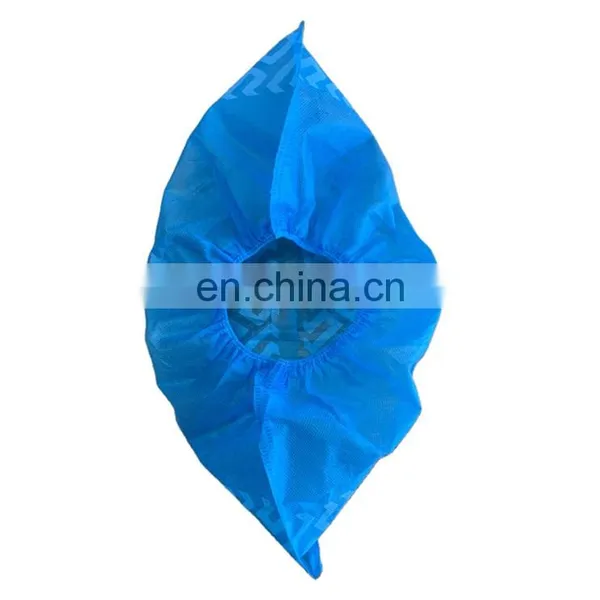 Factory Disposable Shoe Cover Waterproof pe Cpe pp Blue Anti Slip Dust Proof Cheap Bulk Shoe Cover photo-2