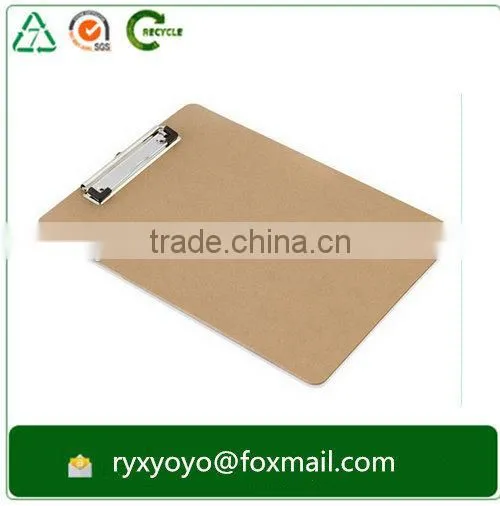 Chape Factory Price MDF Medical Nursing Clipboard With Stainless Steel Wire Clip photo-3