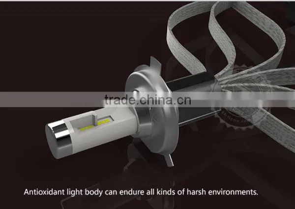 Tinsin Upgrade R3 Latest Style Led Headlight Replace Xenon h4 and h4 Halogen Xhp70 Led Headlight Bulbs h4 photo-6