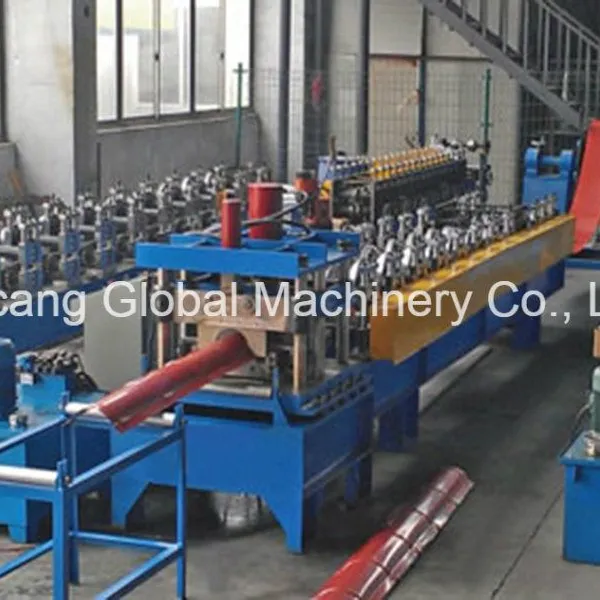 GI PPGI Ridge Cap Roofing Sheet Roll Forming Machine Ridge Top Making Machine photo-3