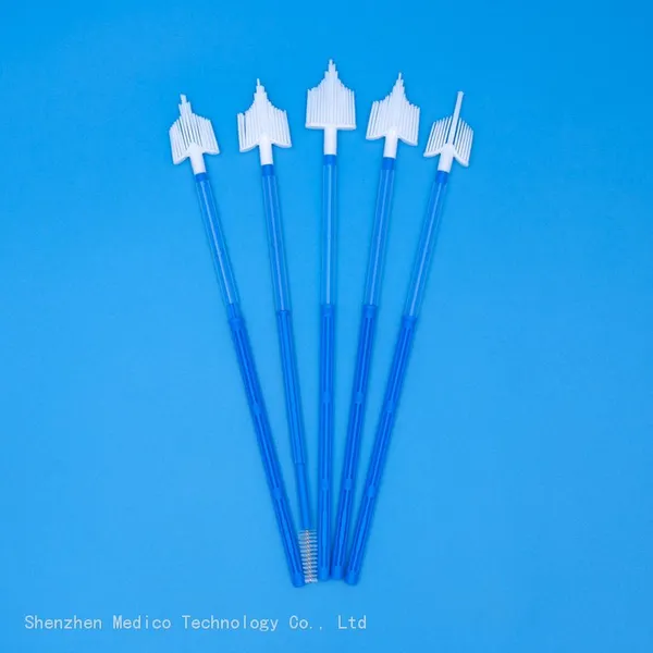 Soft Broom Head Disposable Sterile Cervical Brush for Cervical Smear Test photo-5