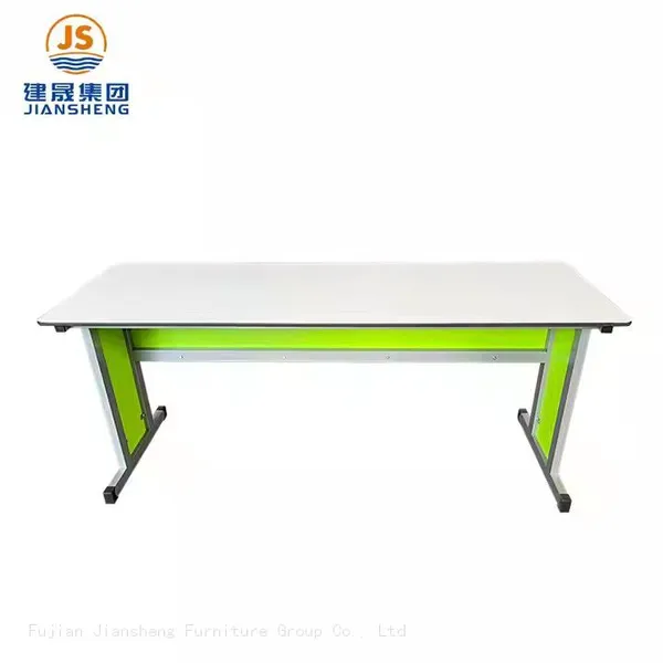 JS Teacher Office Table Set Small Modern Office School Teacher Desk With Hpl Mdf Top