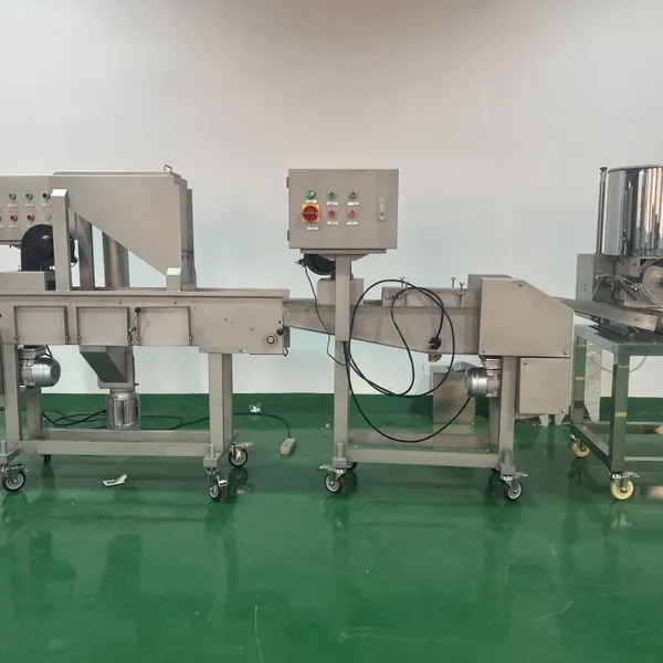 Production Line for Forming, Coating With Batter, Coating With Flour, and Frying Meat Patties photo-2