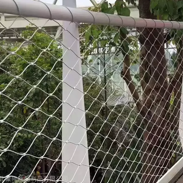 China Factory Flexible Stainless Steel Wire Rope Mesh Net / Woven Zoo Animals Cage Aviary Mesh photo-5
