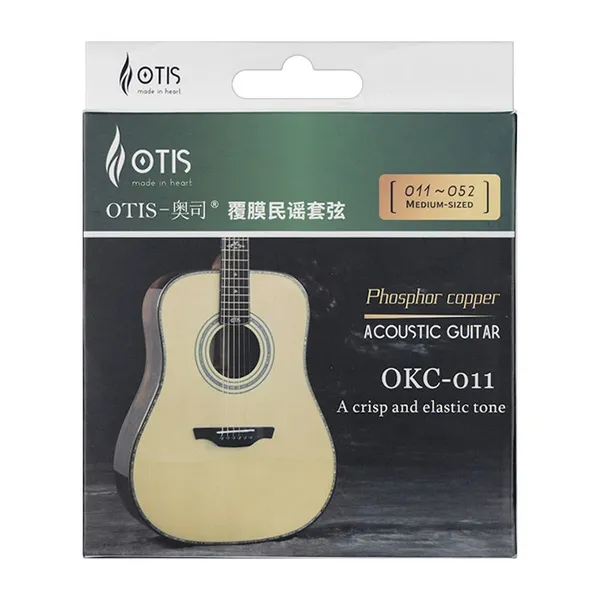 Factory Wholesale Phosphor Bronze Coated Acoustic Guitar Strings Set OKC-010 photo-3