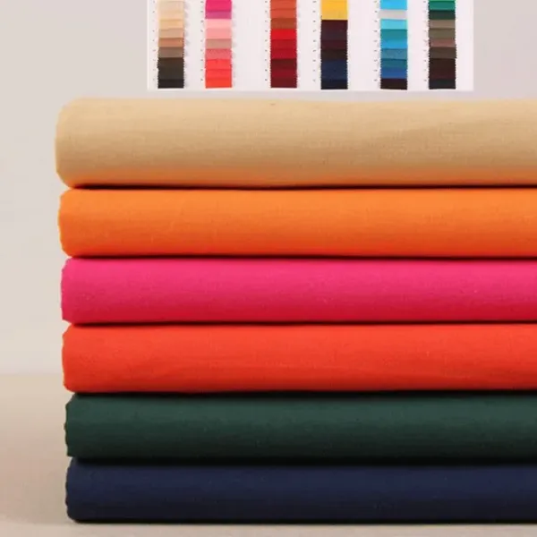 Factory Direct Sale Poplin 60% Cotton 40% Polyester CVC Fabric for Clothing