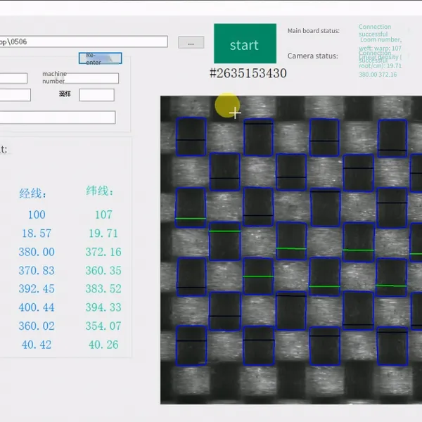 Automated Detection Equipment for Warp and Weft Density, Width, and Gap Area of Electronic Cloth (glass Fiber Cloth) photo-2