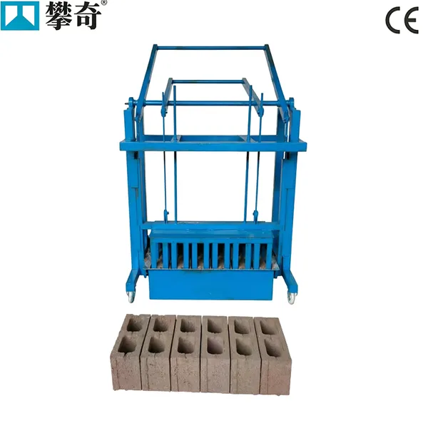 Manual Brick Making Machine Mobile Clay Cement Mud Brick Maker No Electricity For Africa Rural Construction