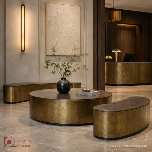 Bespoke Metal Bar Counter Design photo-2
