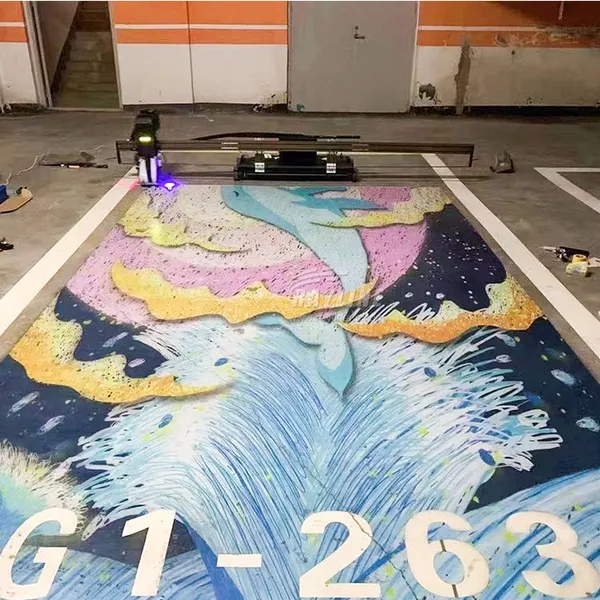 RA UD Series Floor Printer Direct Floor Printing Machine For Tile Concrete Wood Marble Ground Decoration photo-3