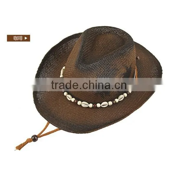 2015 Unisex Top Quality Mexican Sombreros Bulk Straw Cowboy Hats Mens Straw Beach Hat for Sale photo-4