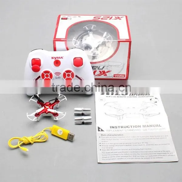 SYMA Product X12 Mini Dron 2.4G 4CH Nano Quadcopter With Frames and Lights photo-6