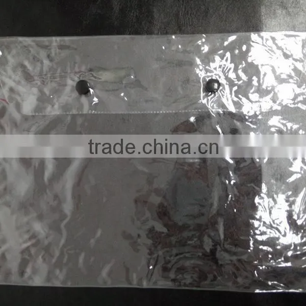 Qingdao JTD Wholesale Clear PVC Plastic Packaging Bag With Snap Button Supplier's Choice photo-2