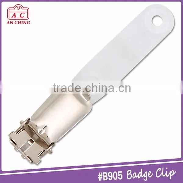 Promotional Cheapest Color Pvc Clip Holder With Molded PE Strap photo-2