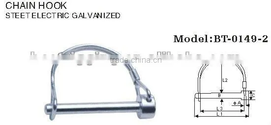 Zinc Plated Mental Galvanized Chain Hook photo-4
