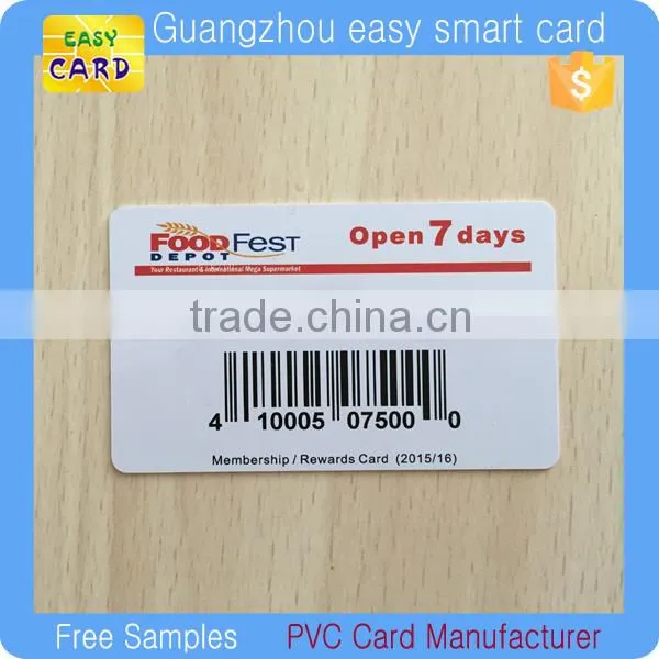 Customized Printing PVC Barcode Membership Card photo-4