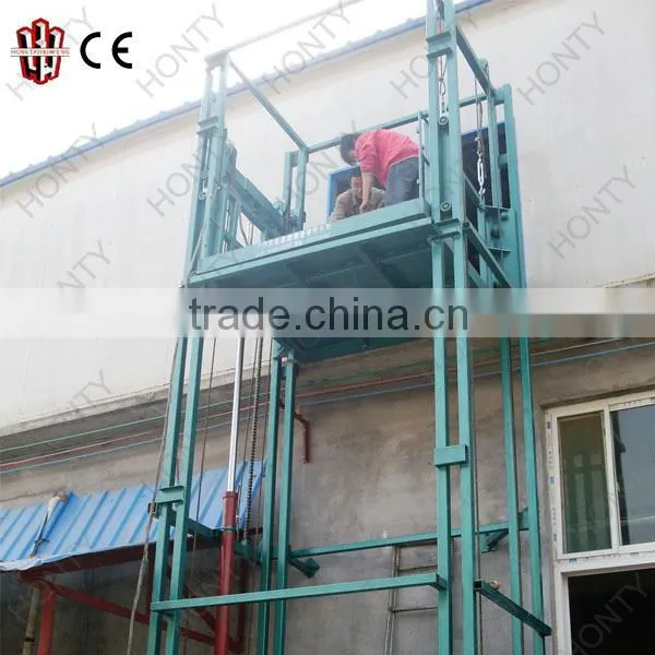 Hydraulic Upright Elevator 2tons Cargo Elevator photo-6