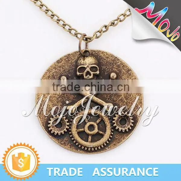 New Gold Voguish Skull Necklace Making Supplies photo-2