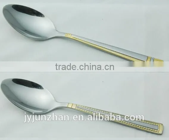 Stainless Gold Plated Spoon With Competitive Price and Nice Design photo-3