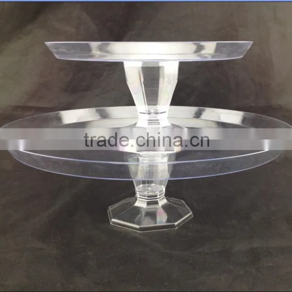Crystal Dinner Set Stands 7'' Wedding Mini Cake Stand photo-2