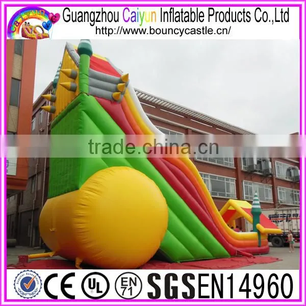 Hot Sales Inflatable Dry Slide With Mini House photo-3