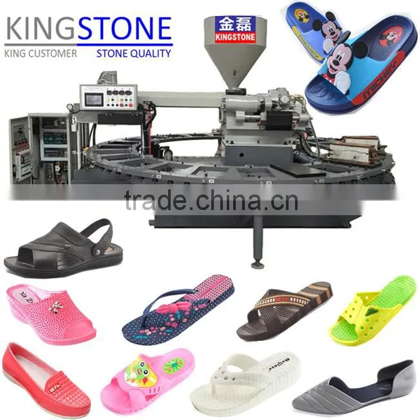Full Automatic Rotary Type Injection Moulding Machine for Plastic PVC Shoe Making Machine photo-2