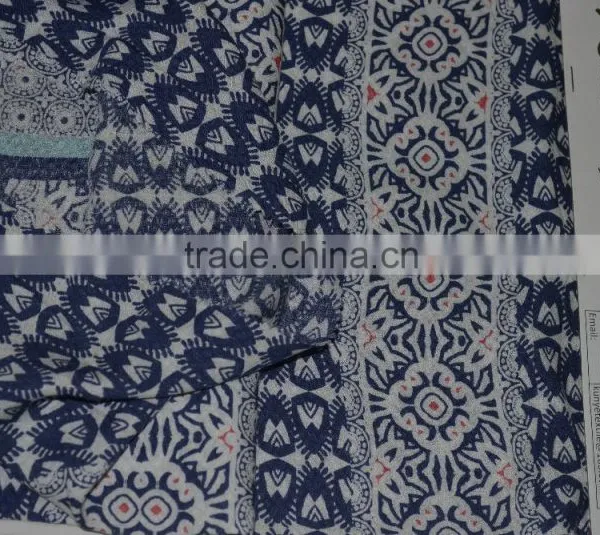 Rayon Viscose Jacquard Print Fabric photo-2