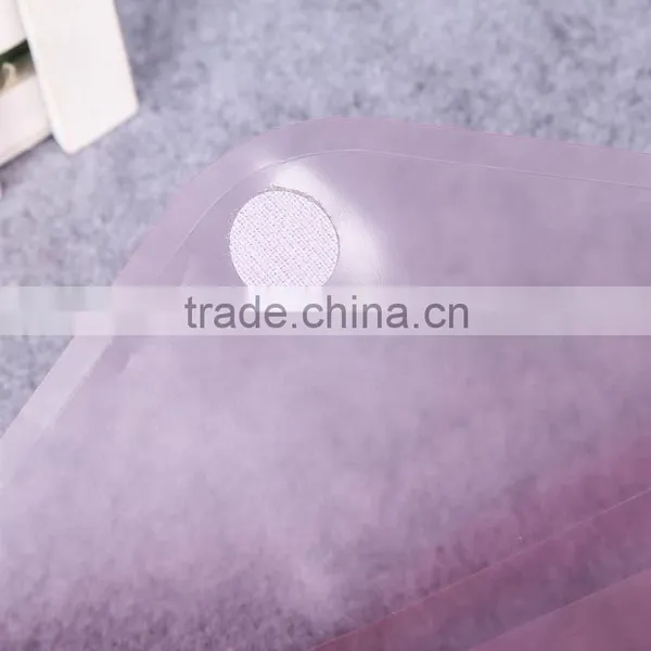 Custom Color a3 a4 a5 Business Magic Button Plastic File Folder Clear Plastic Document Folder pp Document Bag photo-2