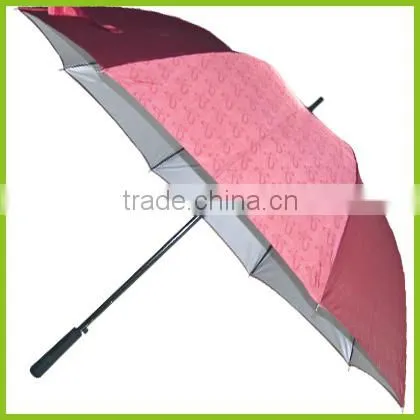 Heat Transfer Printing Promotion Golf Umbrellas Produced by Shenzhen Umbrella Factory photo-3