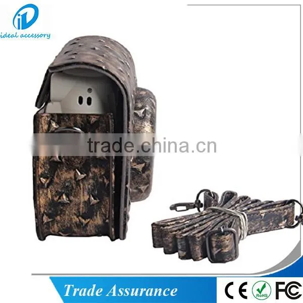 Metallic Style Fujifilm Pu Leather Instax Mini8/Mini8 + Instant Film Camera Case Bag With Removable Bag Strap photo-3