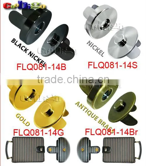 14mm Strong Magnetic Snap Fasteners Clasps Buttons For Handbag Purse Wallet #FLQ081-14(Mix) Quality Choice
