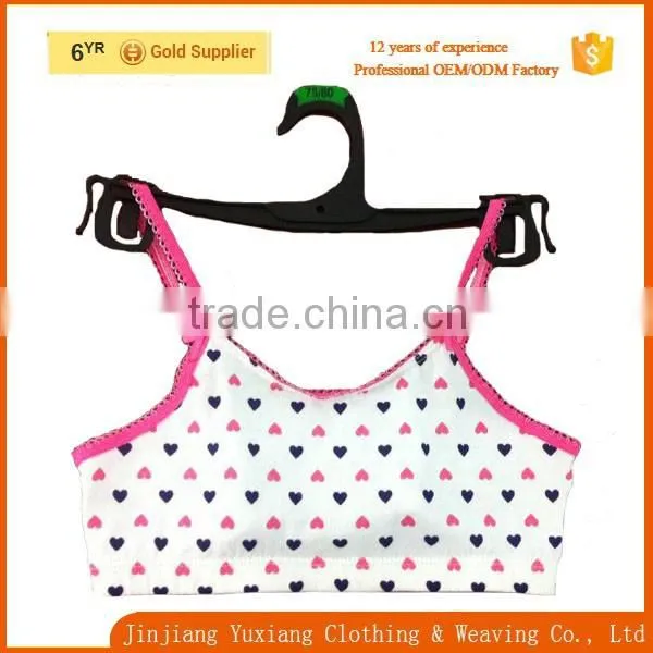 Lovely Girl New Allover Print Girls Bra Top/sport Sexy Girl Bra