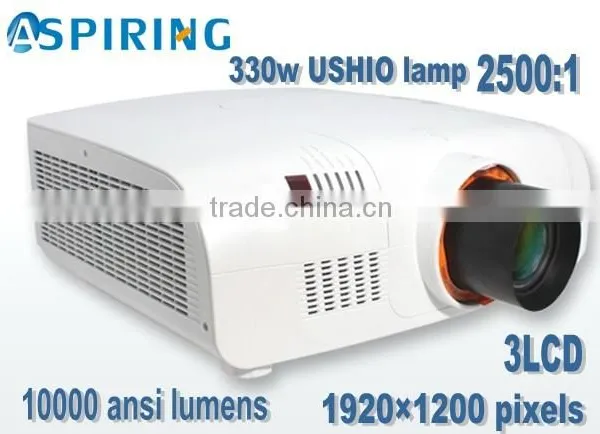 Power Zoom and Focus Lens Home Theater Portable Dvd Projectors