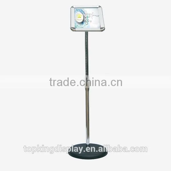 High Quality A3 A4 Aluminum Adjustable Metal Display Stand/Poster Stand/Snap Frame Stand/Banner Stand