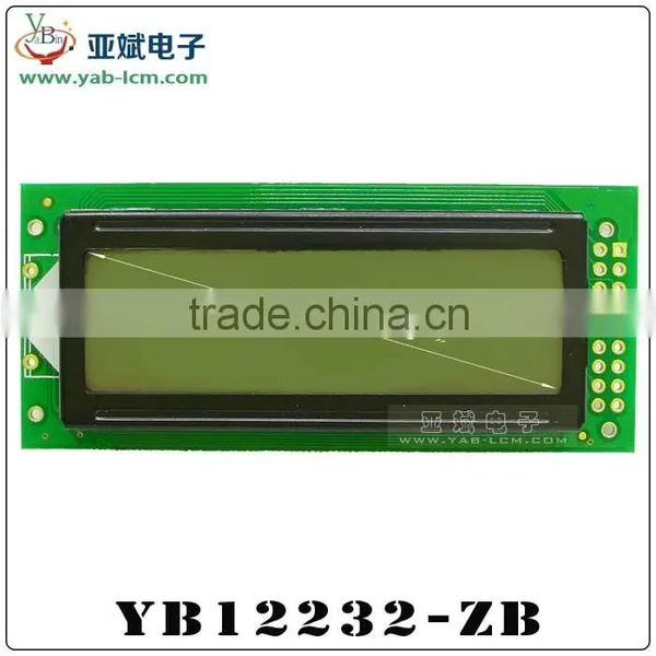 12232-ZB Chinese Word Stock , Working Voltage 5 v / 3.3 v is Optional,12232 LCD Display Modul