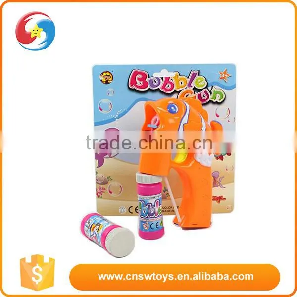 2015 New Style Kids Cheap Funny Soap Plastic Fish Bubble Toy With Light photo-3