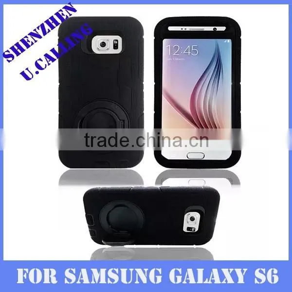 Fashion Design Armor Silicone PU Case For Samsung Galaxy S6 photo-2