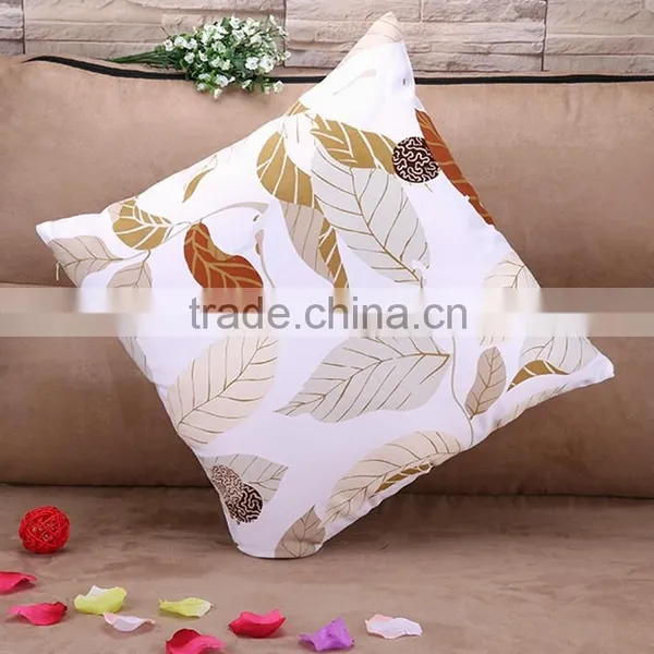 2015 Pure Cotton Tree Leaves Environmental Protection Printing Pillow Cushion Cover Creative Home Hold Pillow photo-4