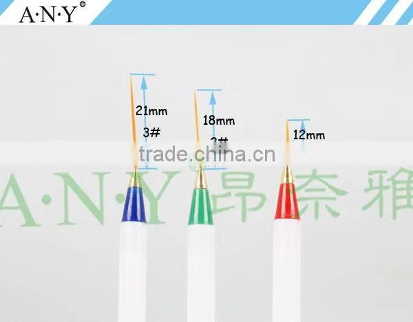 ANY Cheap Nail Art Nylon Liner Painting Plastic Nail Brush photo-6