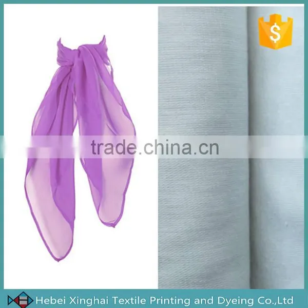 Spun Polyester Voile Fabric 80s*80s Printed