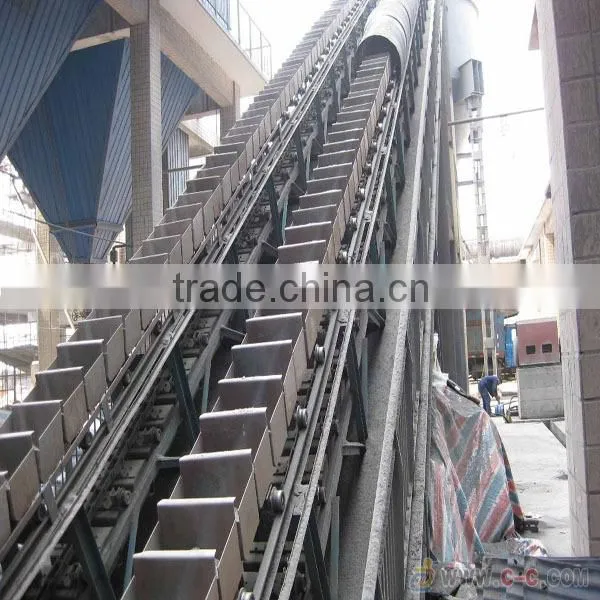 2014 New Design and Cheap Inclined Conveyor Loaded With Hopper