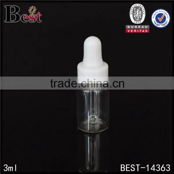 3ml Glass Tube Glass Test Tube With Screw Cap Dropper Glass Cylinder Tube