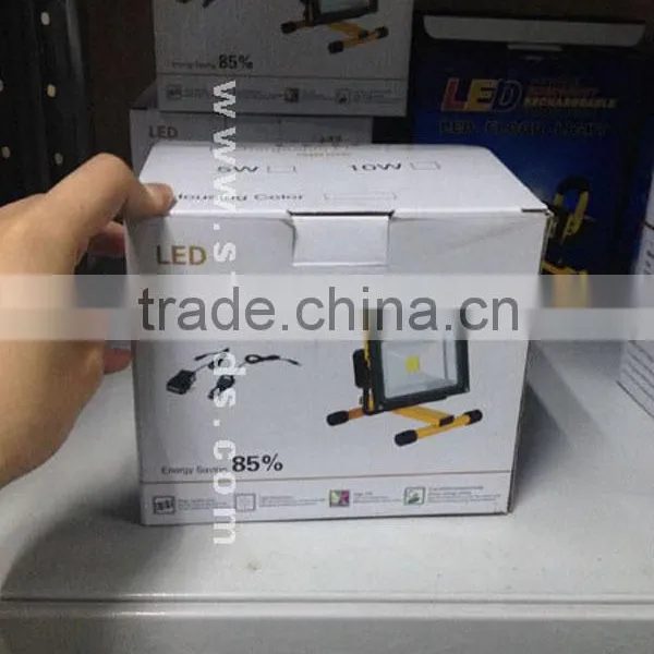 20w SMD Rechargeable Flood Light Portable Hi Power White LED Work Light Flood Light USB Outdoor IP65 photo-4