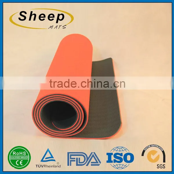 Wholesale Eco Friendly Embossing Waterproof Tpe Hot Yoga Mat photo-2