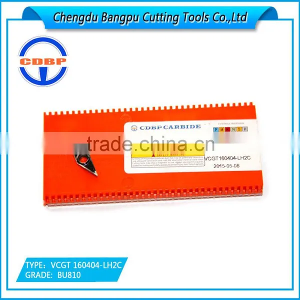CNC Carbide Turning Insert VCGT160404-LH2C BU810 for Aluminum Finishing photo-2