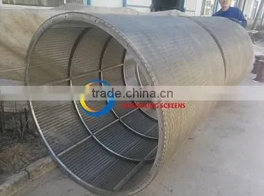 Large Diameter Wedge Wire Screen Used in Sugar Mill photo-6