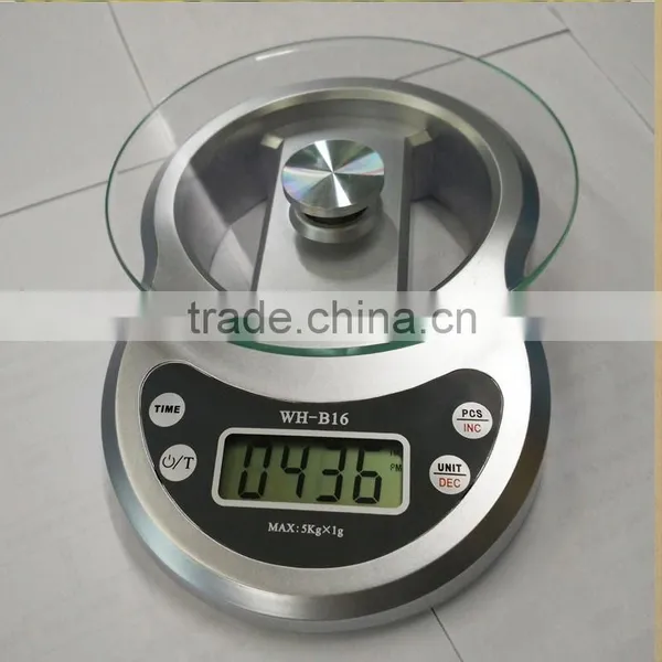Glass Kitchen Scale With Timer 5kg photo-5