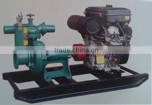 High Pressure Spray Pump Set With Diesel Engine, 8'' Pump, Flux 360m3/h, Head 100m